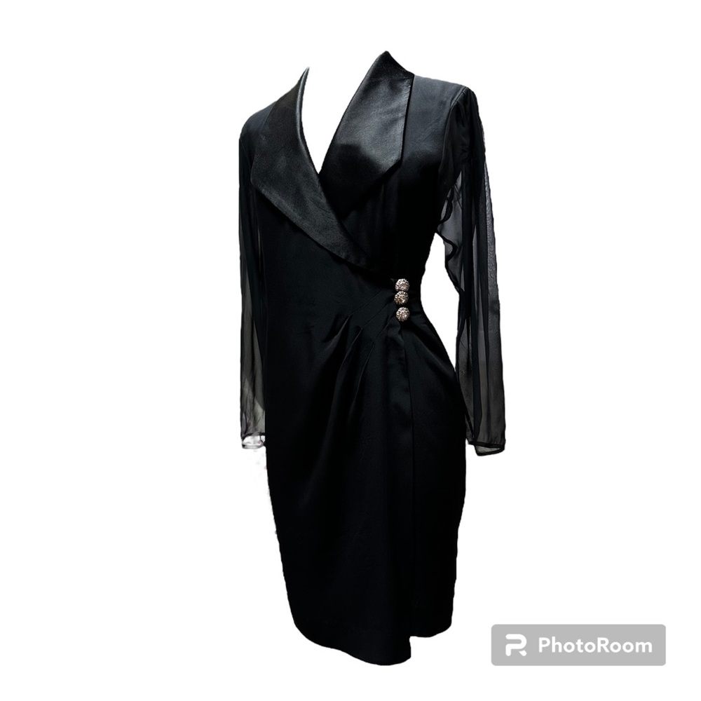 Vintage Tuxedo black dress made in USA
